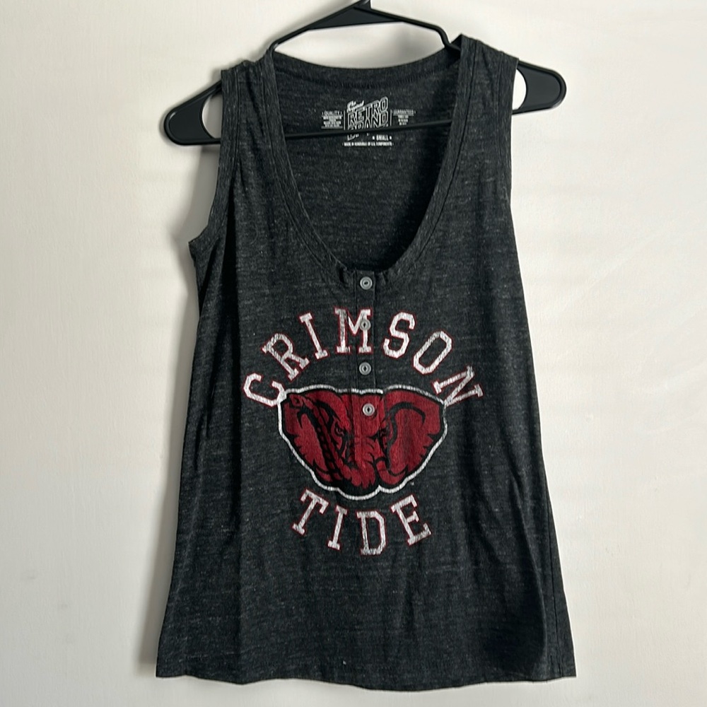 University of Alabama Crimson Tide Tank -  Dark Gray Heather- Women’s Small